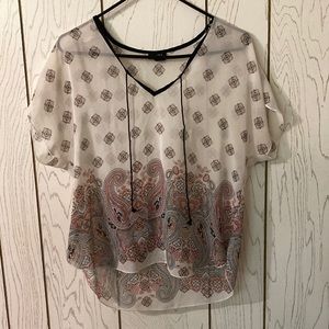 Lightly worn see through top from Rue 21 size medium